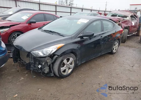2013 Hyundai Elantra Gls из США, поврежденный, VIN 5NPDH4AE2DH426857